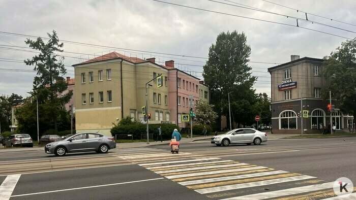 Пешеход не успевает перейти через Советский проспект | Фото: «Клопс»