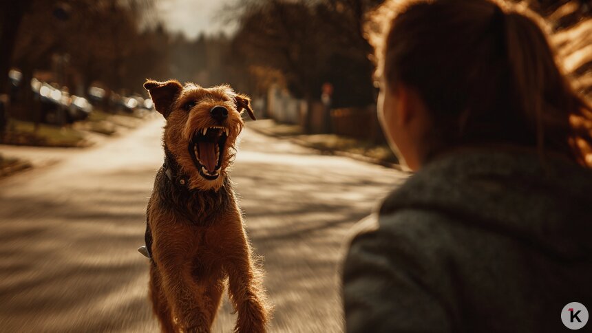 Ставьте забор, и не будет проблем: жители Гурьевского района, которых искусала соседская собака, три месяца не могут добиться реакции полиции (видео) - Новости Калининграда | Иллюстрация: Ксения Александрова / Midjourney