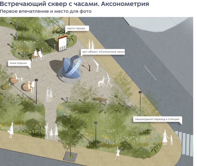 Туристов будут встречать солнечные часы: центральную улицу Пионерского ждут большие перемены (эскизы) - Новости Калининграда