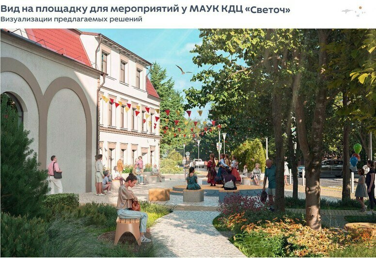 Туристов будут встречать солнечные часы: центральную улицу Пионерского ждут большие перемены (эскизы) - Новости Калининграда