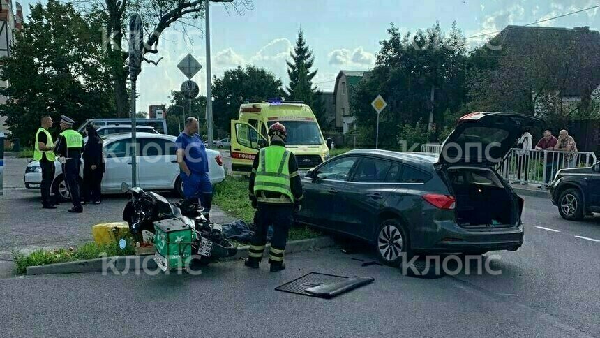 Место ДТП | Фото: ГУ МЧС по Калининградской области 