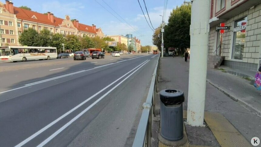В Калининграде туристическим автобусам не разрешили ездить по выделенкам на Ленпроспекте - Новости Калининграда | Фото: архив «Клопс»