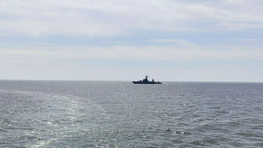 Малый ракетный корабль «Ставрополь» Балтфлота провёл комплекс артиллерийских стрельб - Новости Калининграда | Фото: Балтийский флот