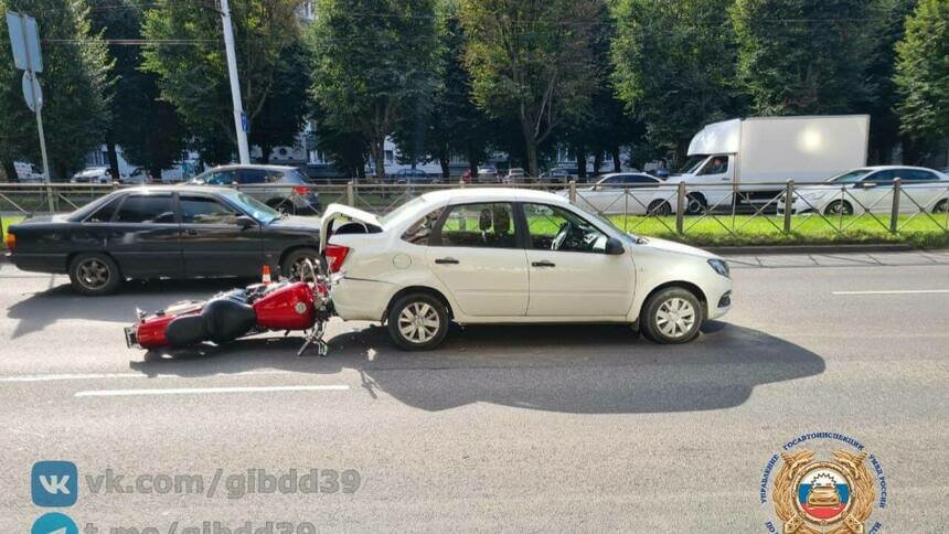Место ДТП | Фото: Госавтоинспекция Калининградской области