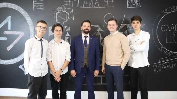 В 2023 году в школе № 47 начал работать свой медиацентр  | Фото: из архива школы