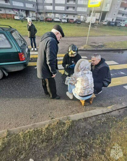 На Сельме около заправки сбили переходившую дорогу женщину - Новости Калининграда | Фото: МЧС региона