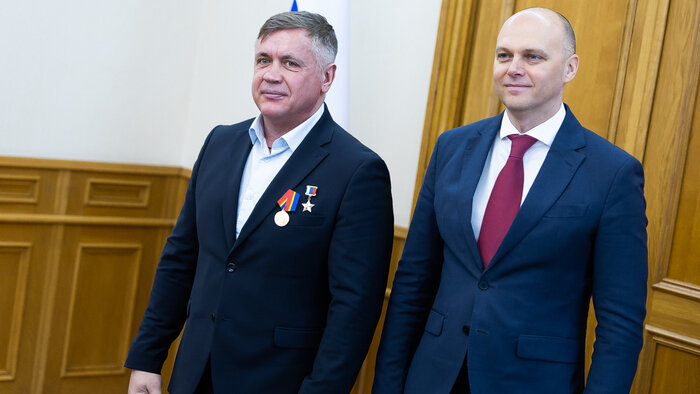 Владимир Титов и Алексей Беспрозванных | Фото: Александр Подгорчук / «Клопс»