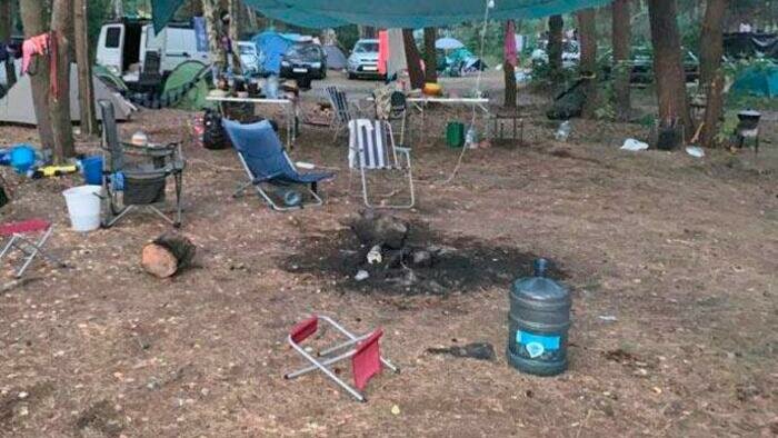 После взрыва отдыхать  в лесу под Балтийском запретили