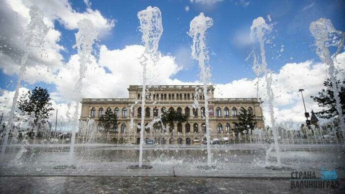 Власти Калининграда готовы запустить музыкальный фонтан в Биржевом сквере