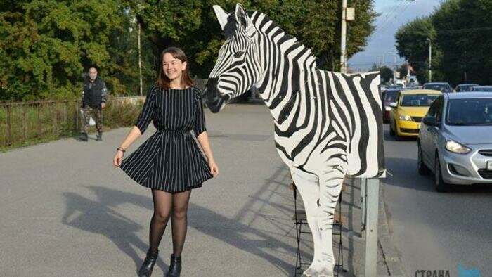 Калининградцы пронесли «трамвай» по улице