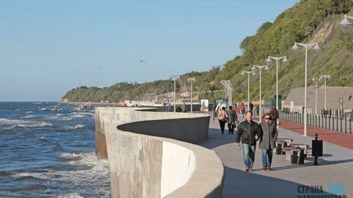 В Светлогорске застроят линию вдоль нового променада 