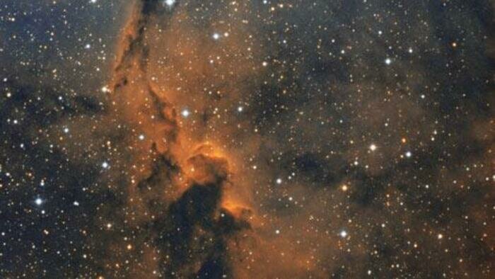 В кадре то ли девушка, то ли туманность 