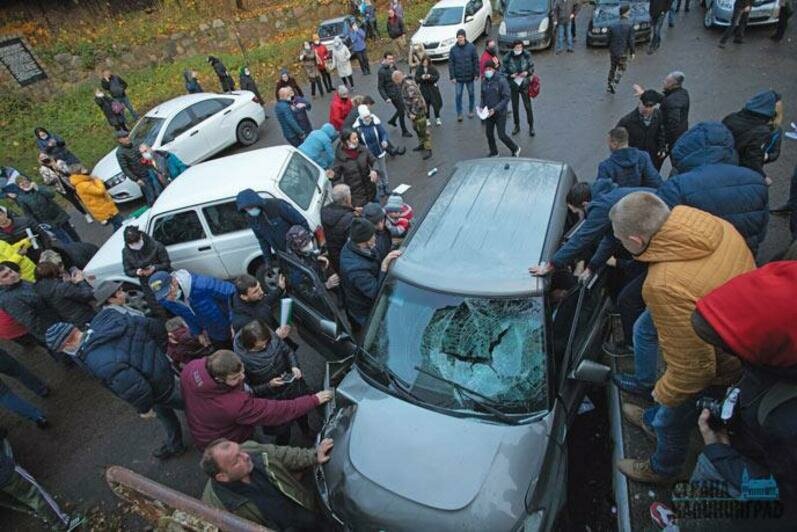 Наезд в Холмогоровке
