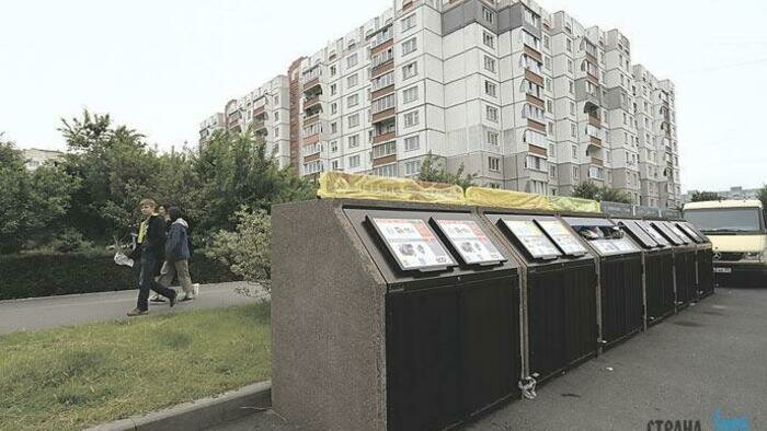 В Калининграде переполнены  контейнеры для раздельного мусора