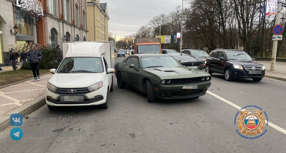 Шестеро у «Европы»: в ГАИ рассказали подробности «самой дорогой аварии» Калининграда - Новости Калининграда | Фото: ГАИ Калининградской области 