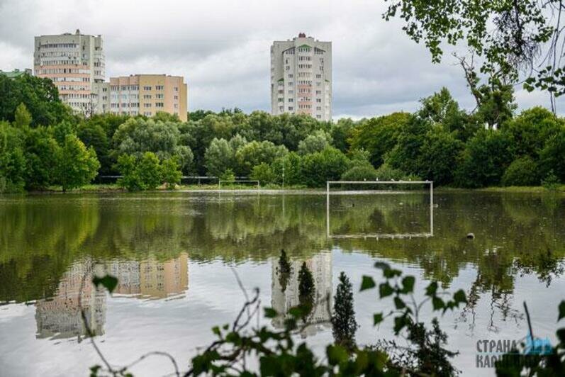 Стадион ушел под воду