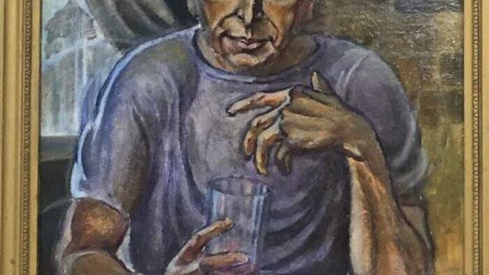 Бывший военный любит  рисовать и оживлять воду