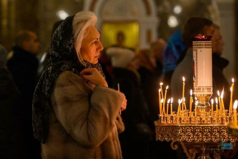В калининградских храмах прошли ночные рождественские богослужения