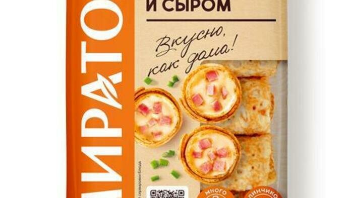 «Мираторг»  запустил производство блинчиков с ветчиной и сыром 
