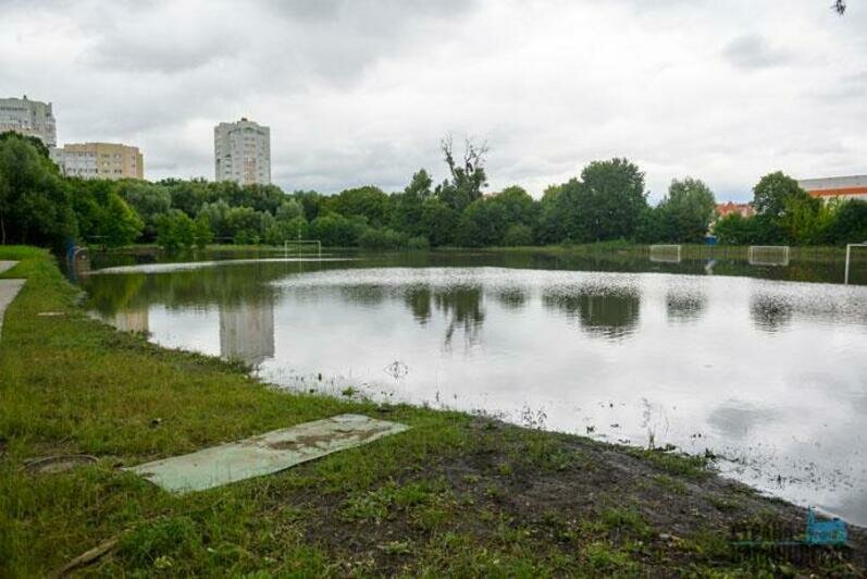Стадион ушел под воду