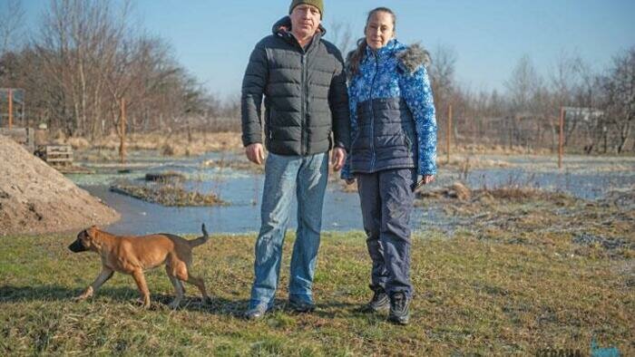 Январские штормы затопили поля и огороды 