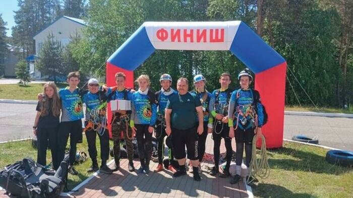 Лучшие в пожарной эстафете