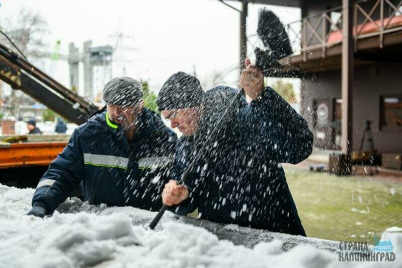 В Калининграде появился ботик Петра 1