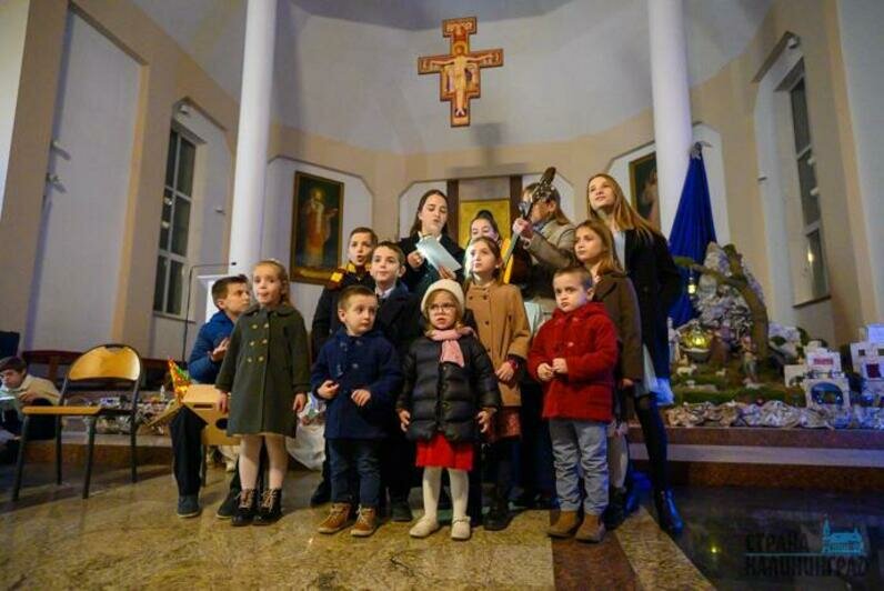 Калининградские католики встретили Рождество (фоторепортаж)