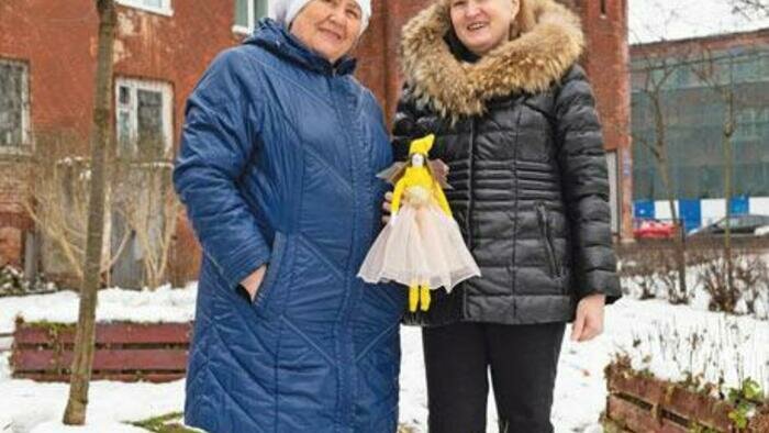 Выставку устроили  по-соседски