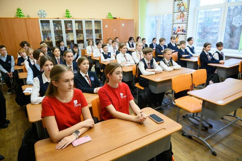 Гимназисты открыли медиакласс.  Журналисты «Страны Калининград» стали участниками торжественной церемонии