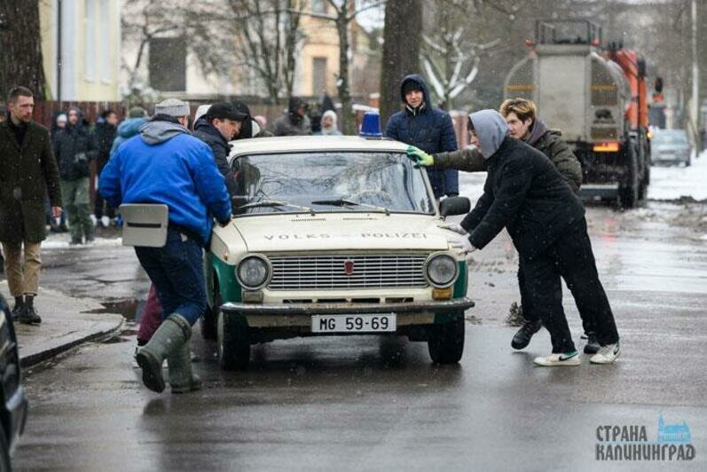 Съемки сериала «ГДР»