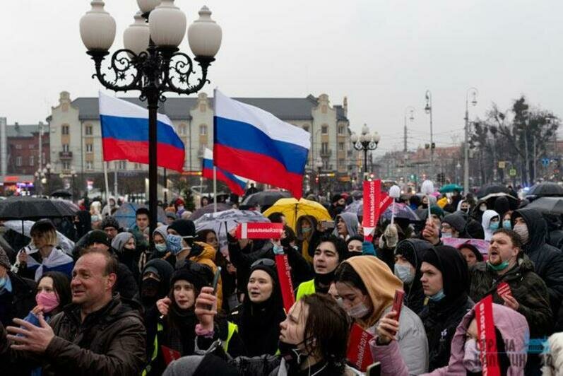 Митинг 23 января 2021года