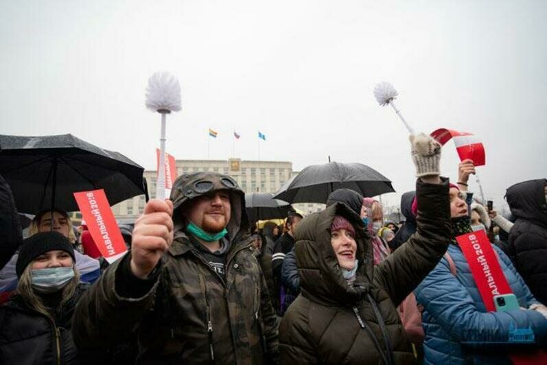 Митинг 23 января 2021года