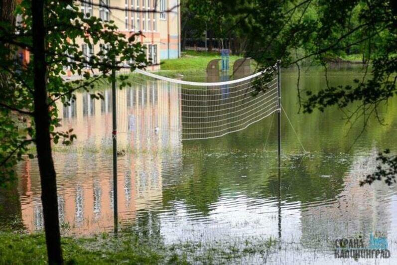 Стадион ушел под воду