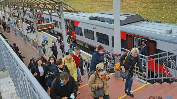 Электрички теперь ездят по осеннему расписанию 