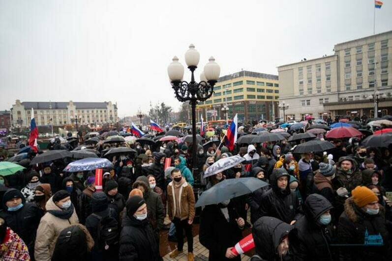 Митинг 23 января 2021года