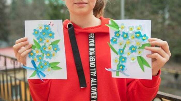 На 8 Марта делаем букет