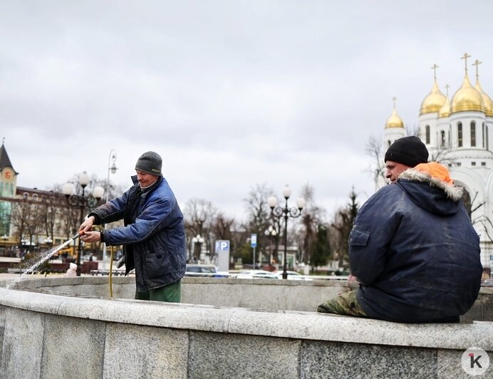 В Калининграде фонтаны начали готовить к запуску (фото)   - Новости Калининграда | Фото: Александр Подгорчук / «Клопс»