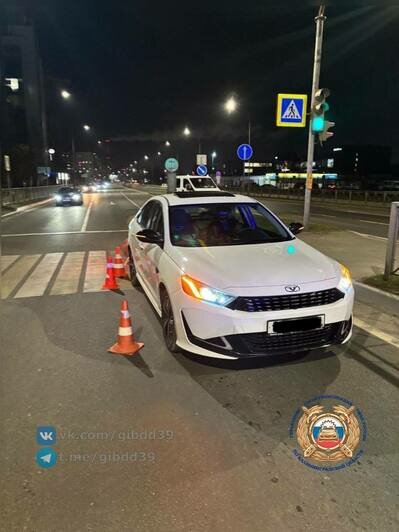 В Калининграде на Челнокова сбили 13-летнюю девочку - Новости Калининграда | Фото: ГАИ