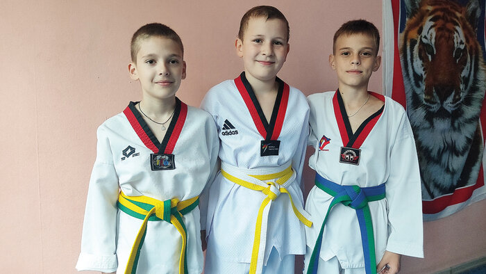 Иван Воробьёв, Максим Титов и  Семён Соловьёв | Фото: из архива героя публикации