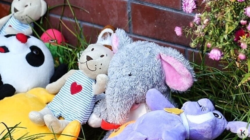 Калининградцы несут цветы и игрушки к месту ДТП на Коммунальной, где погиб 9-летний мальчик (фоторепортаж)  - Новости Калининграда | Фото: Александр Подгорчук / «Клопс»