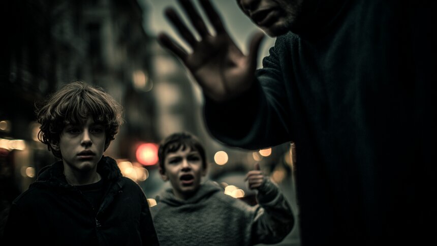 В Ладушкине мужчина с кобурой на поясе ударил двух мальчишек  - Новости Калининграда | Иллюстрация: Алиса Игонина / Midjourney В Ладушкине мужчина с кобурой на поясе ударил двух мальчишек  - Новости Калининграда | Иллюстрация: Алиса Игонина / Midjourney