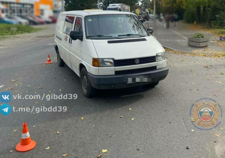 На Дзержинского из-за аварии у пассажирки мотоцикла в двух местах сломана нога   - Новости Калининграда | Фото: Госавтоинспекция Калининградской области
