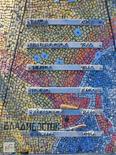 На «Мировые часы», ремонтом которых занимаются калининградские похоронщики, вернули циферблаты (фото) - Новости Калининграда | Фото: телеграм-канал «Наследие стен»