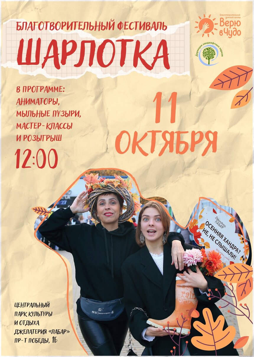 Благотворительный фестиваль «Шарлотка» | Фото: группа «Верю в чудо» в «ВКонтакте»