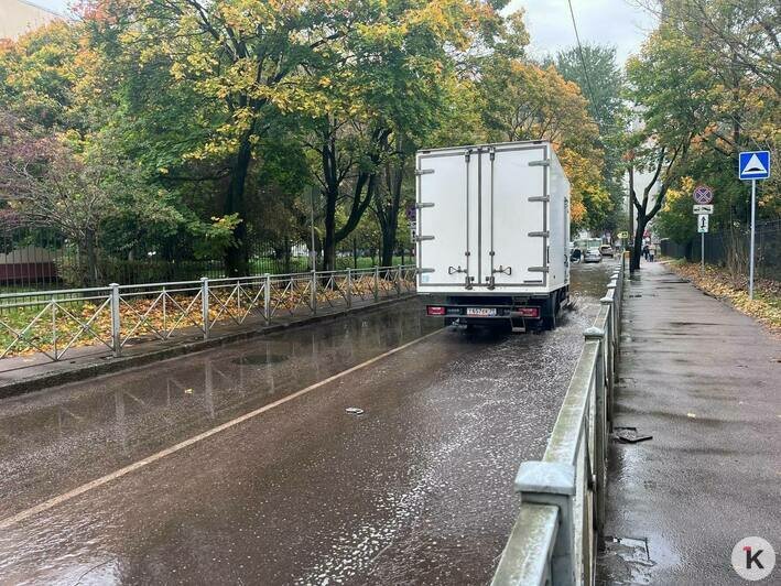 В Калининграде после дождя затопило Зелёную (фото) - Новости Калининграда | Фото: «Клопс»