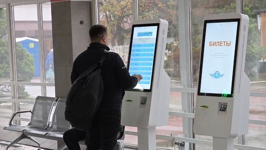 В здании автовокзала Калининграда начали работать терминалы для пассажиров, которые устали от очередей к кассам - Новости Калининграда | Фото: страница Калининградского автовокзала «ВКонтакте»