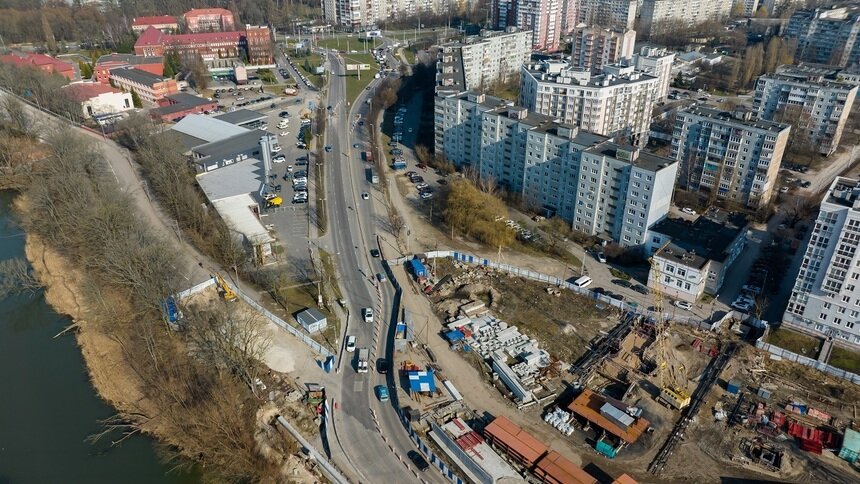 В этом районе Калининграда строится автомобильный мост | Фото: администрация Калининграда