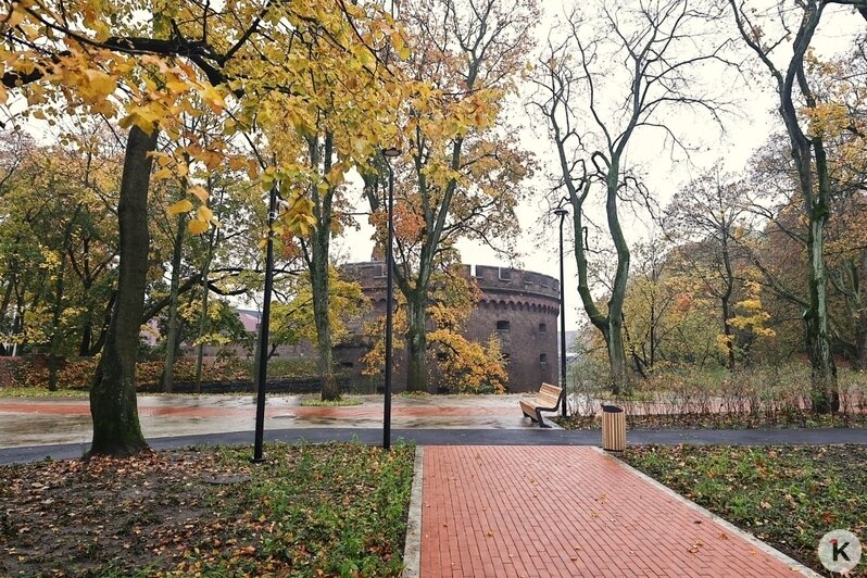 В Калининграде открыли первую часть сквера за башней Врангеля (фото) - Новости Калининграда | Фото: Александр Подгорчук / «Клопс»