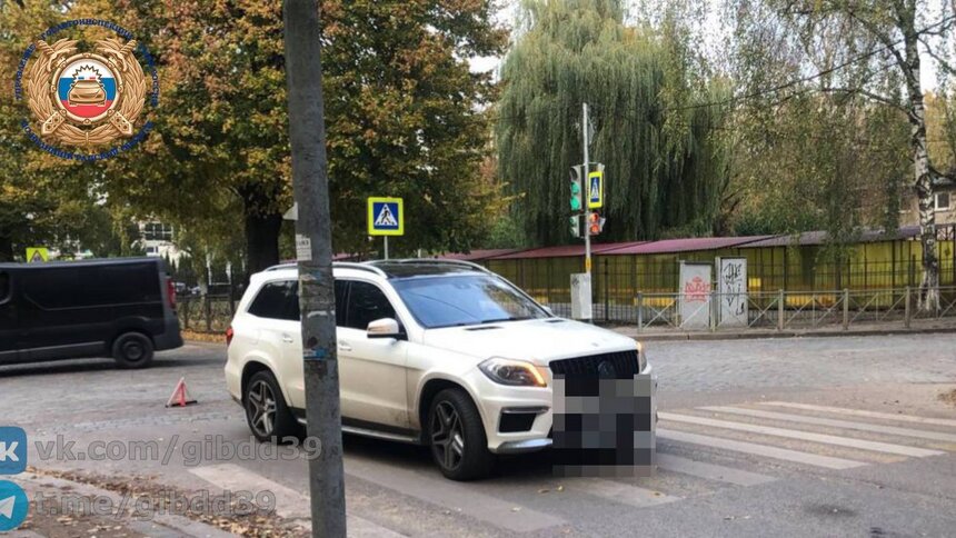 На Новом валу водитель внедорожника сбил женщину, её увезли в больницу   - Новости Калининграда | Фото: ГАИ Калининградской области 